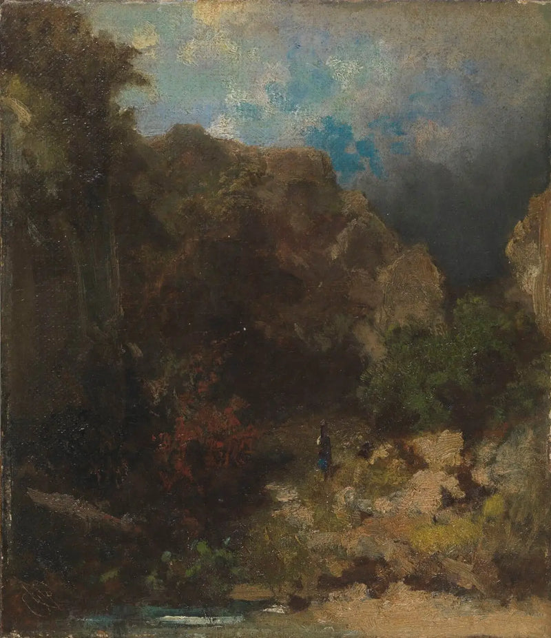 Leiteira na floresta de montanha - Carl Spitzweg