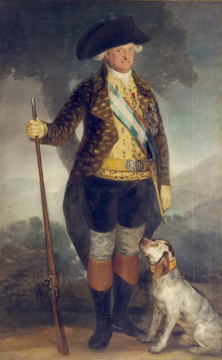 Carlos IV em traje de caça - Francisco de Goya