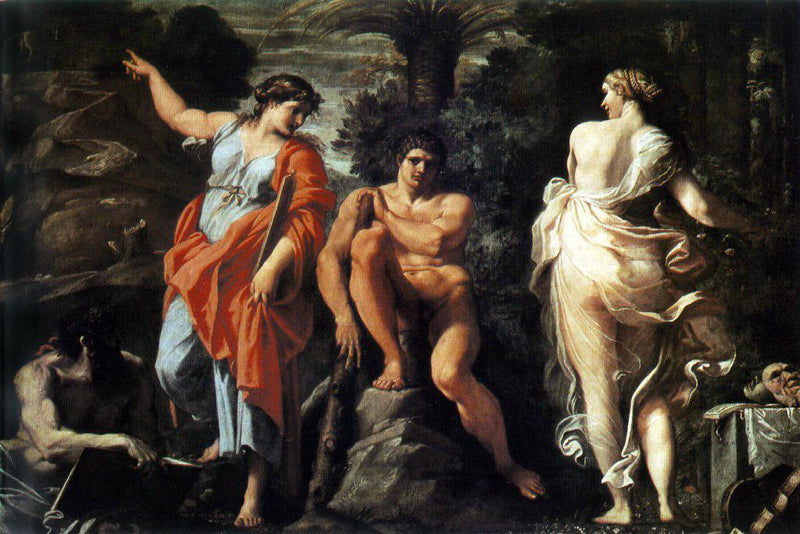 A Escolha de Hércules - Annibale Carracci