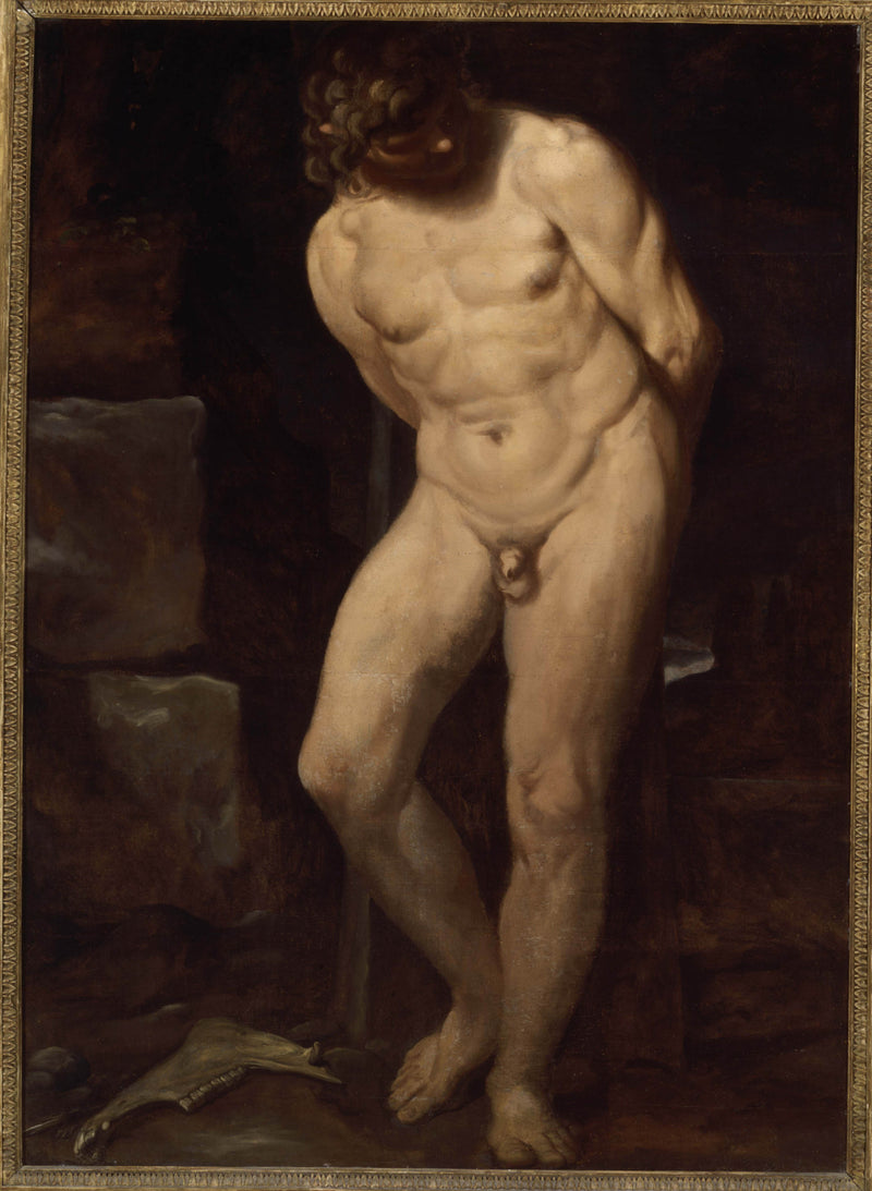 Samson acorrentado - Annibale Carracci