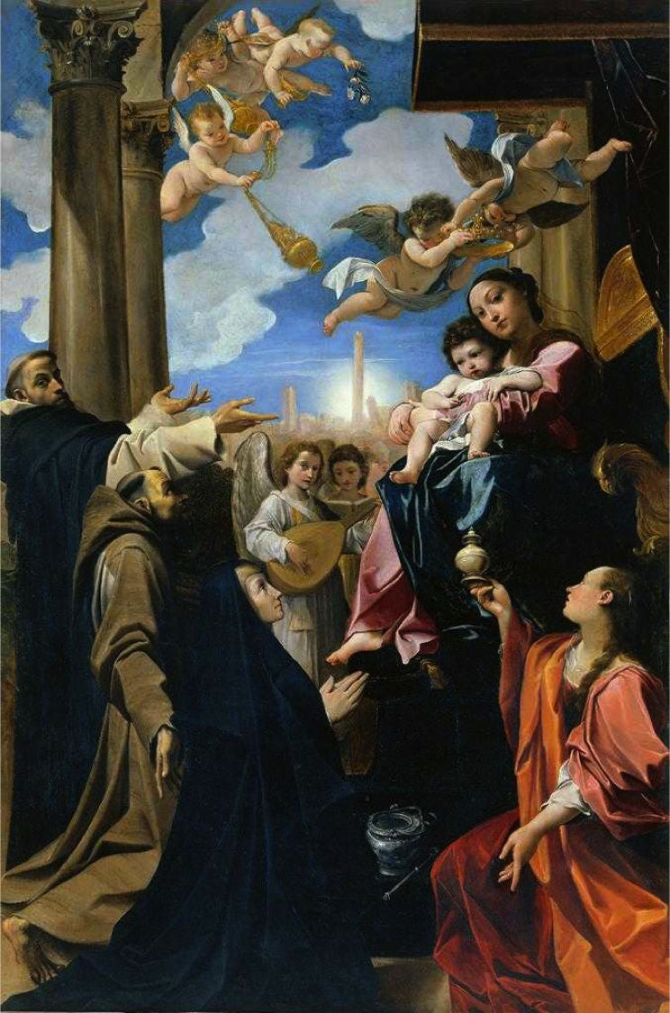 A Madona dos Bargellini - Ludovico Carracci