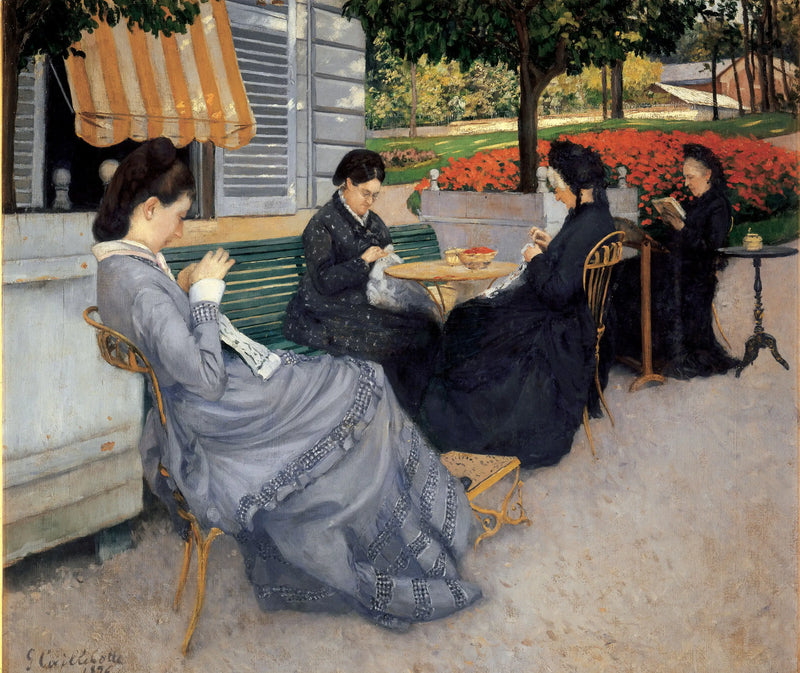 Retratos no campo - Gustave Caillebotte