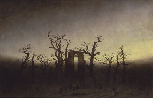 L'Abbaye dans une forêt de chênes - Caspar David Friedrich