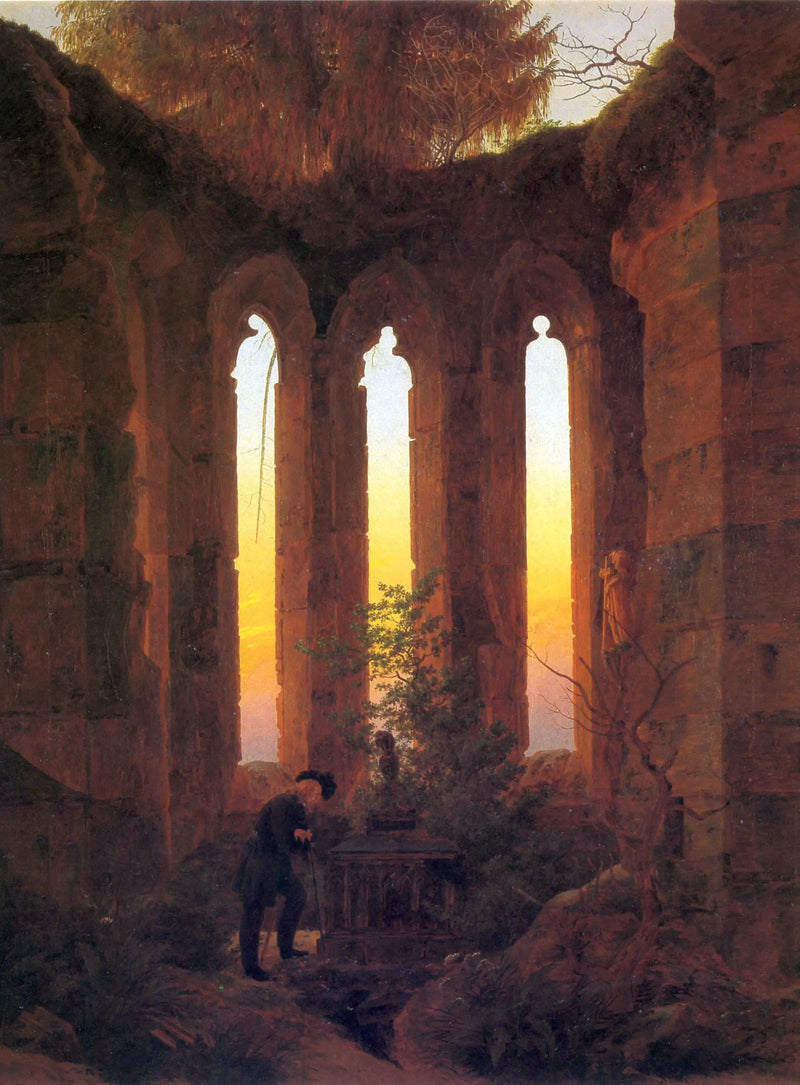 túmulo de Hutten - Caspar David Friedrich