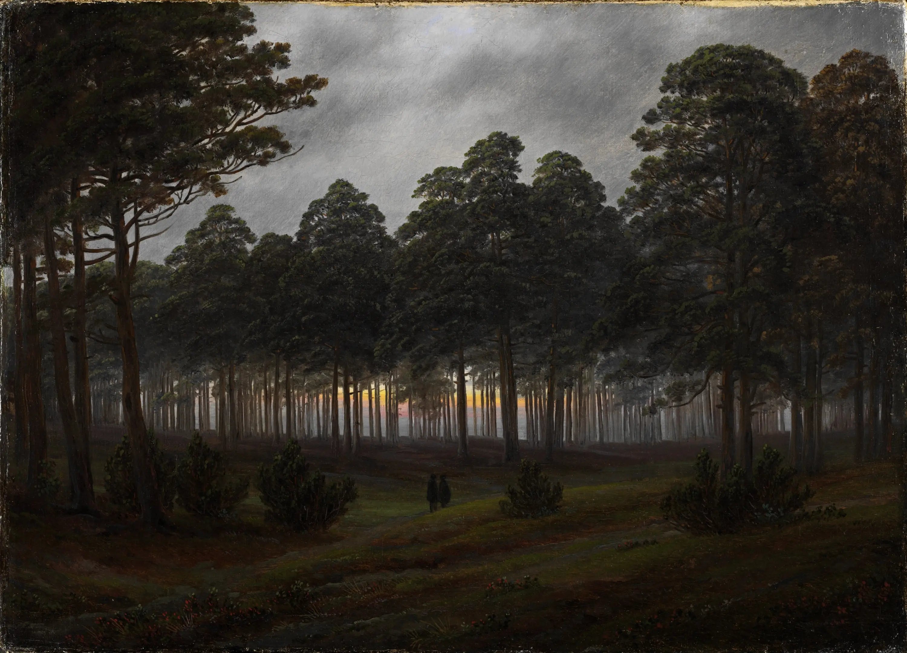 Reproduction du tableau « Le Soir - Caspar David Friedrich » par Alpha Reproduction en peinture à l’huile