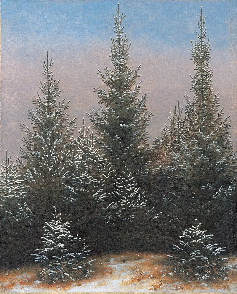 Bosque da neve - Caspar David Friedrich