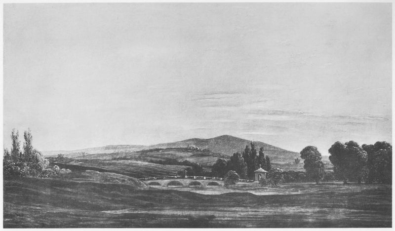 Paisagem na Serra dos Gigantes - Caspar David Friedrich