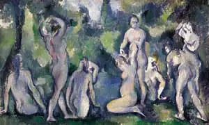 Grupo de banhistas - Paul Cézanne