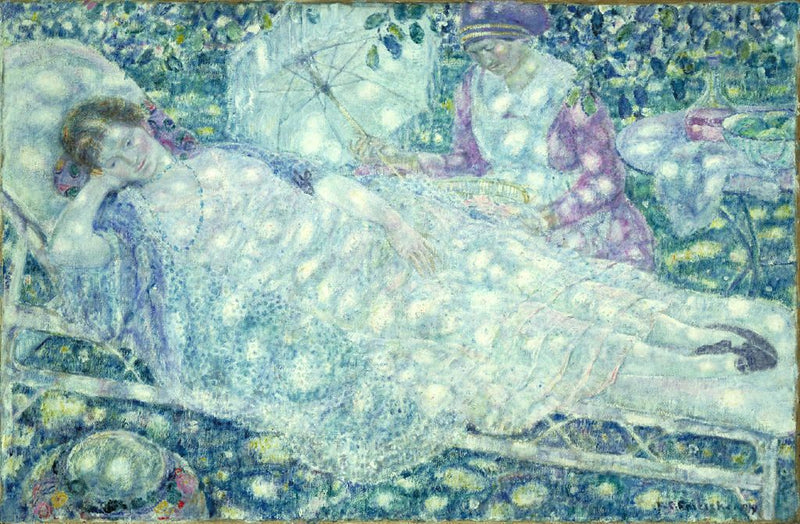 A espreguiçadeira - Frederick Carl Frieseke