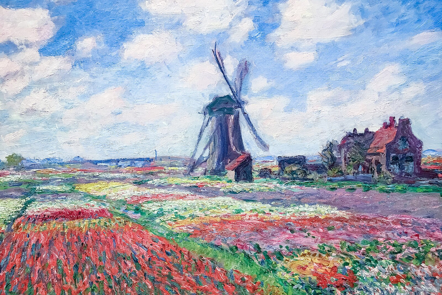 Campos de tulipas na Holanda – Claude Monet (1886)