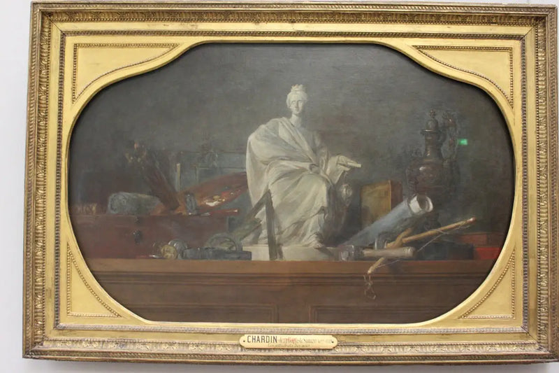 Os atributos das artes - Jean Simeón Chardin
