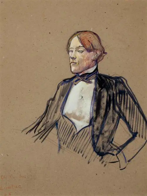Retrato de Charles Conder - Henri de Toulouse-Lautrec
