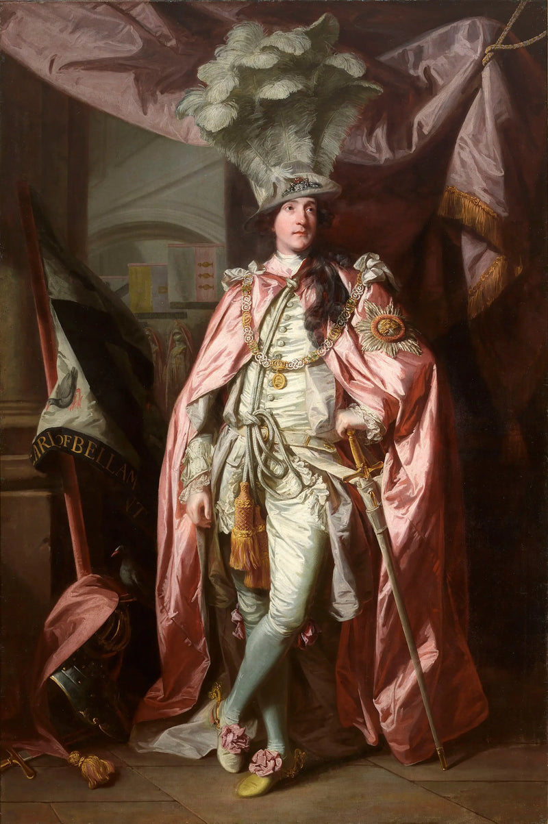 Retrato de Charles Coote, 1º conde de Bellamont (1738-1800), com traje da Ordem do Banho - Joshua Reynolds