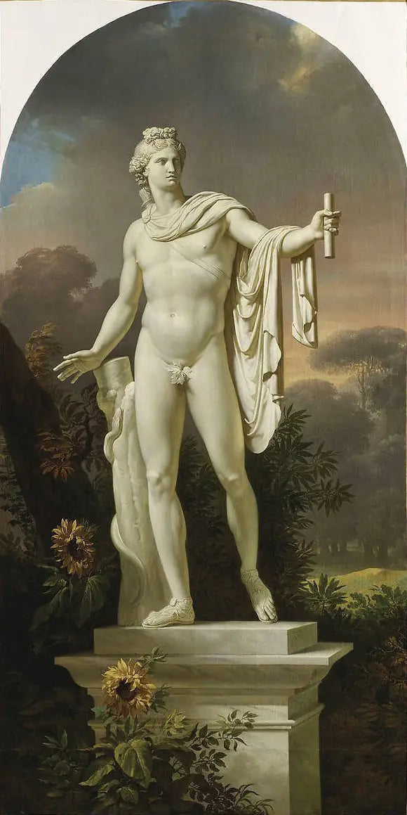 Estátua de Apolo - Charles Meynier