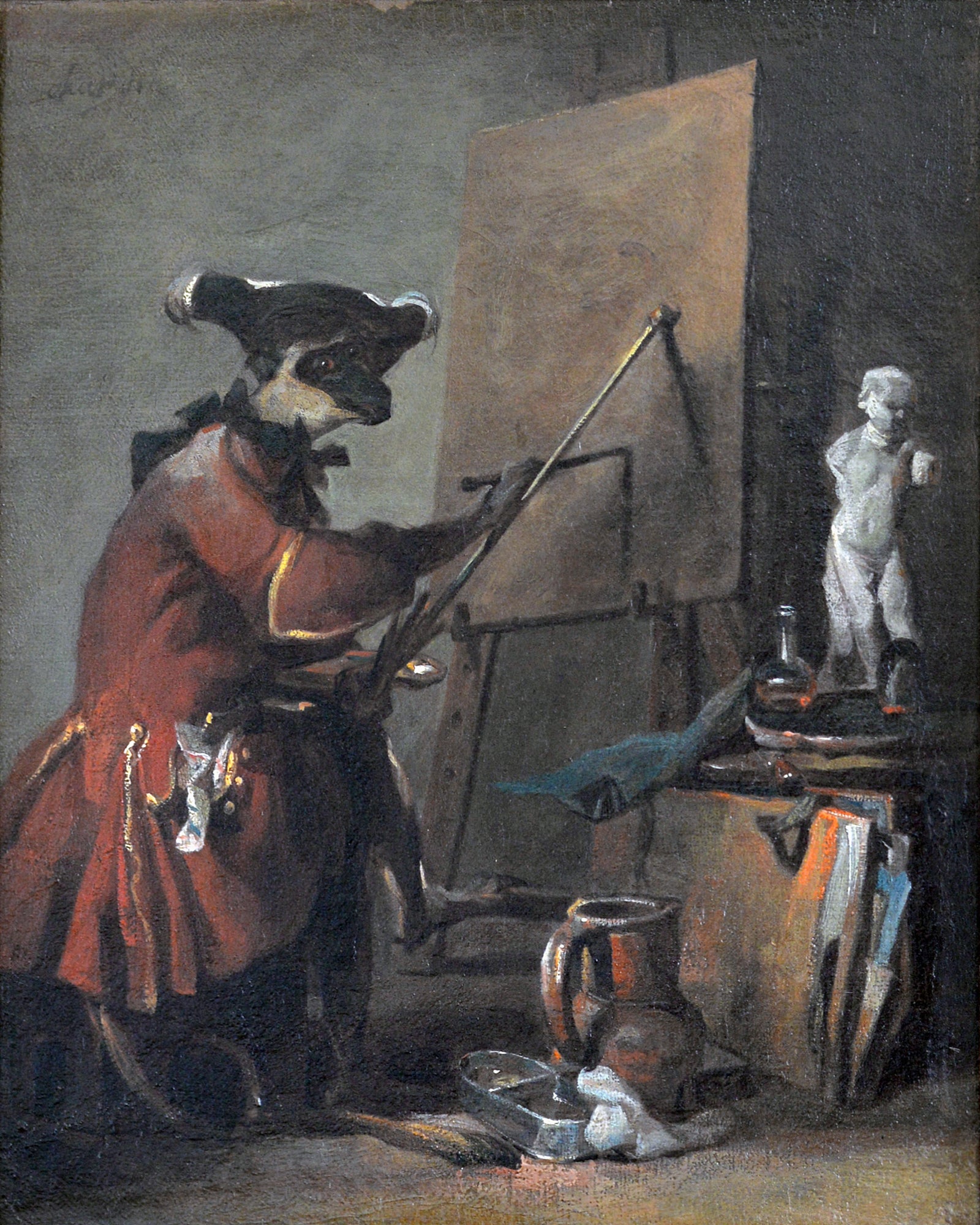 Le Singe peintre - Jean Siméon Chardin