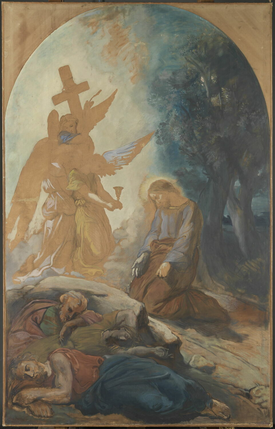Jésus au jardin des oliviers - Théodore Chassériau