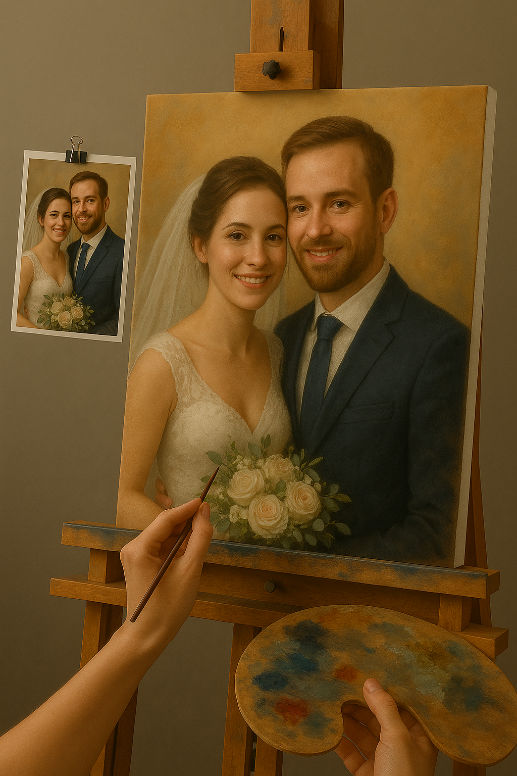 💍 Quadro de Casamento Personalizável