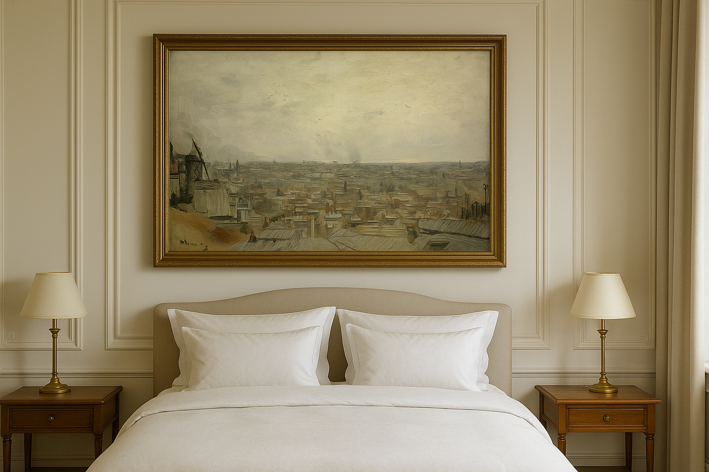 🏙️ Vista de Paris desde Montmartre – Vincent van Gogh (1886)