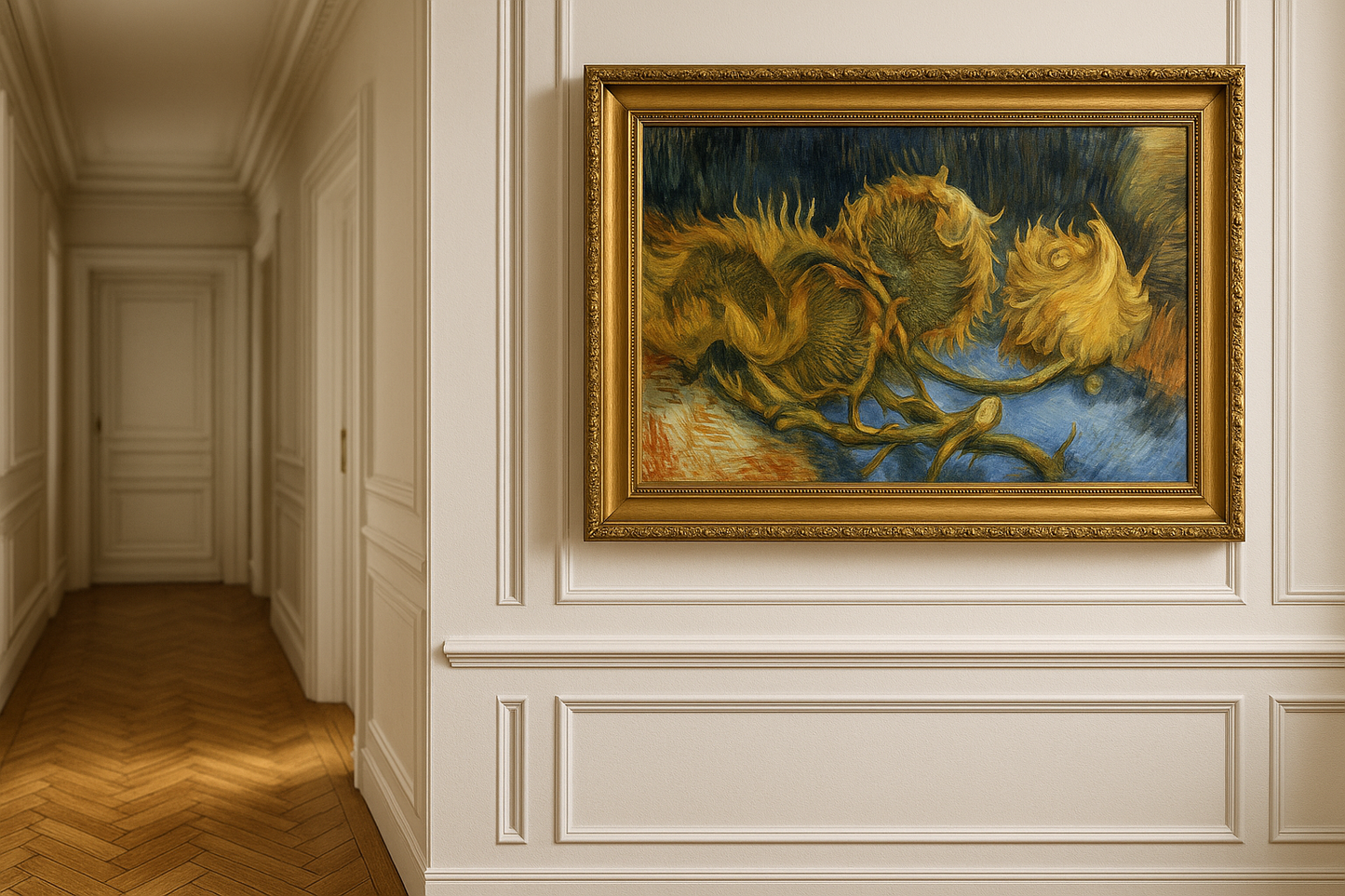 🌻 Quatro girassóis desbotados – Vincent van Gogh (1887)