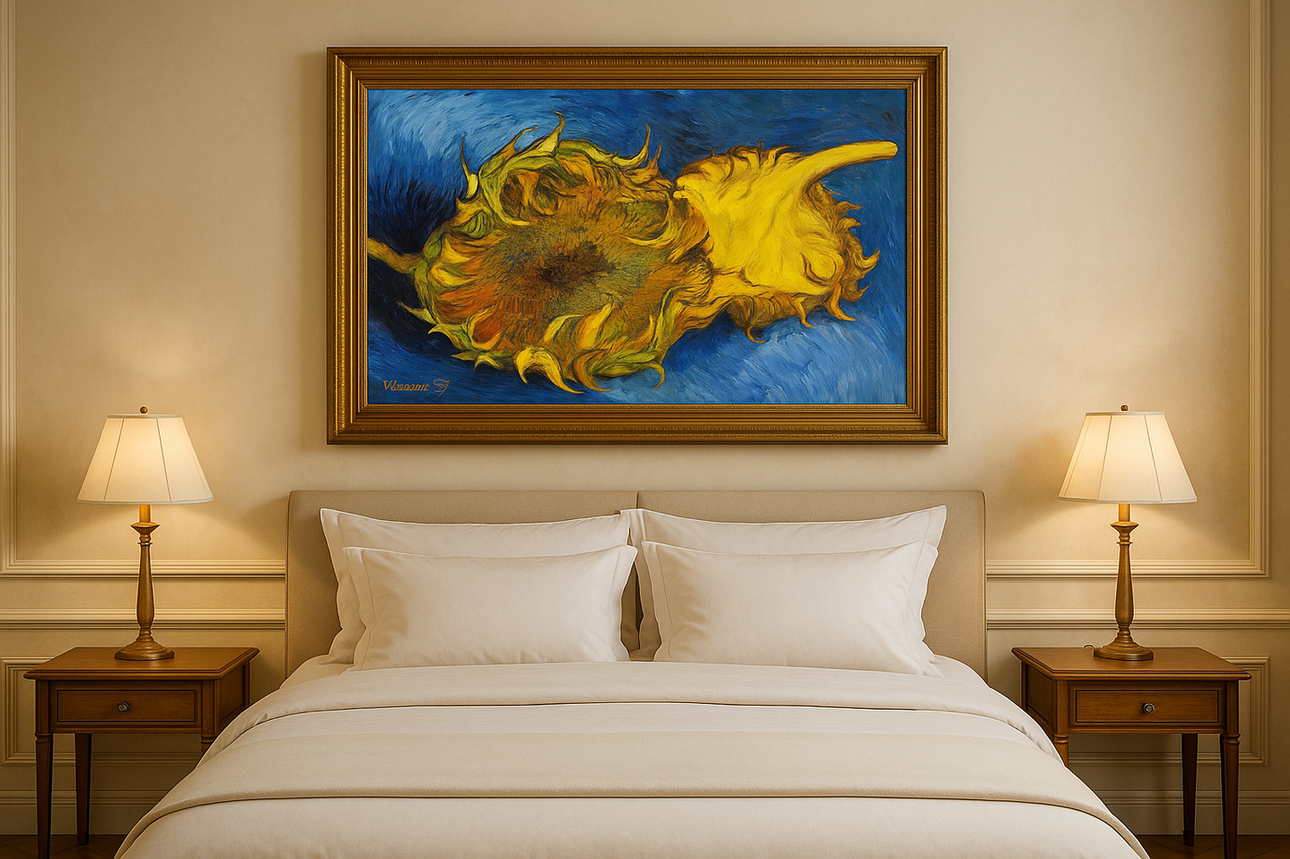 🌻 Dois Girassóis cortados – Vincent van Gogh (1887)