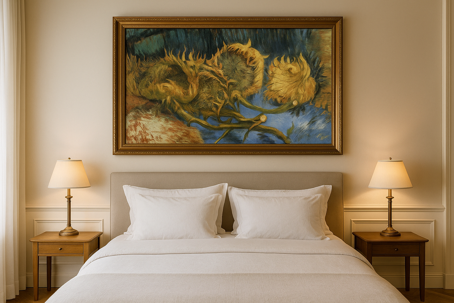 🌻 Quatro girassóis desbotados – Vincent van Gogh (1887)