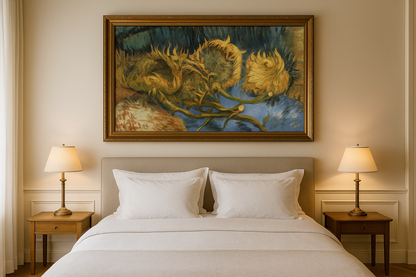 🌻 Quatro girassóis desbotados – Vincent van Gogh (1887)