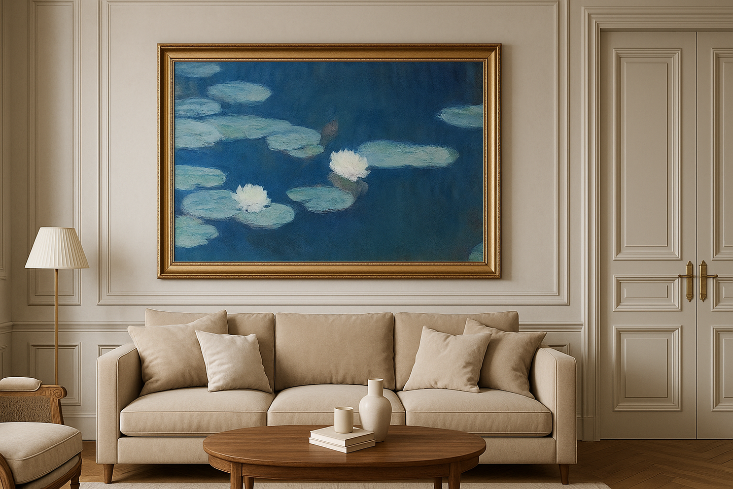 Ninféias azuis – Claude Monet (cerca de 1906)