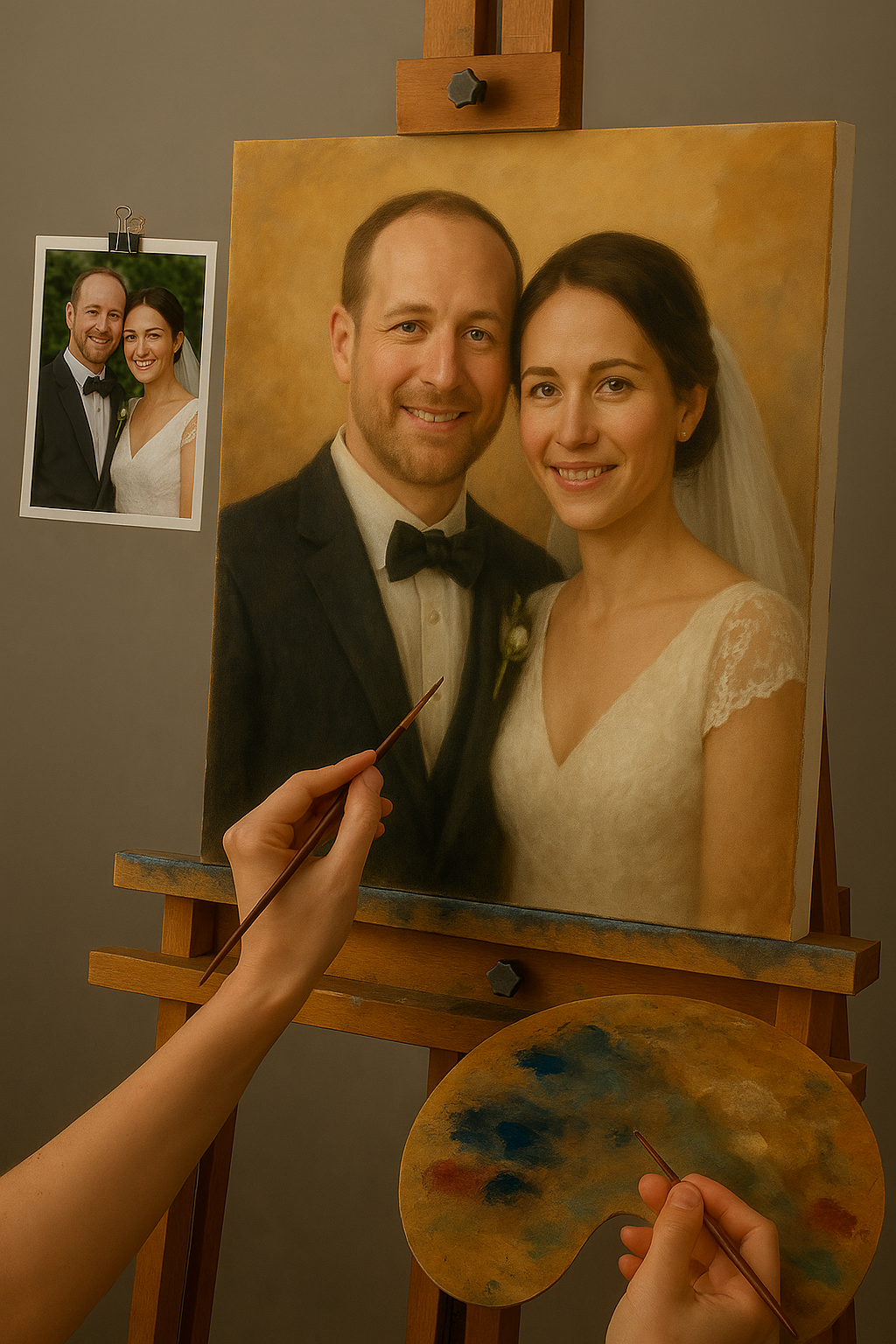 💍 Quadro de Casamento Personalizável