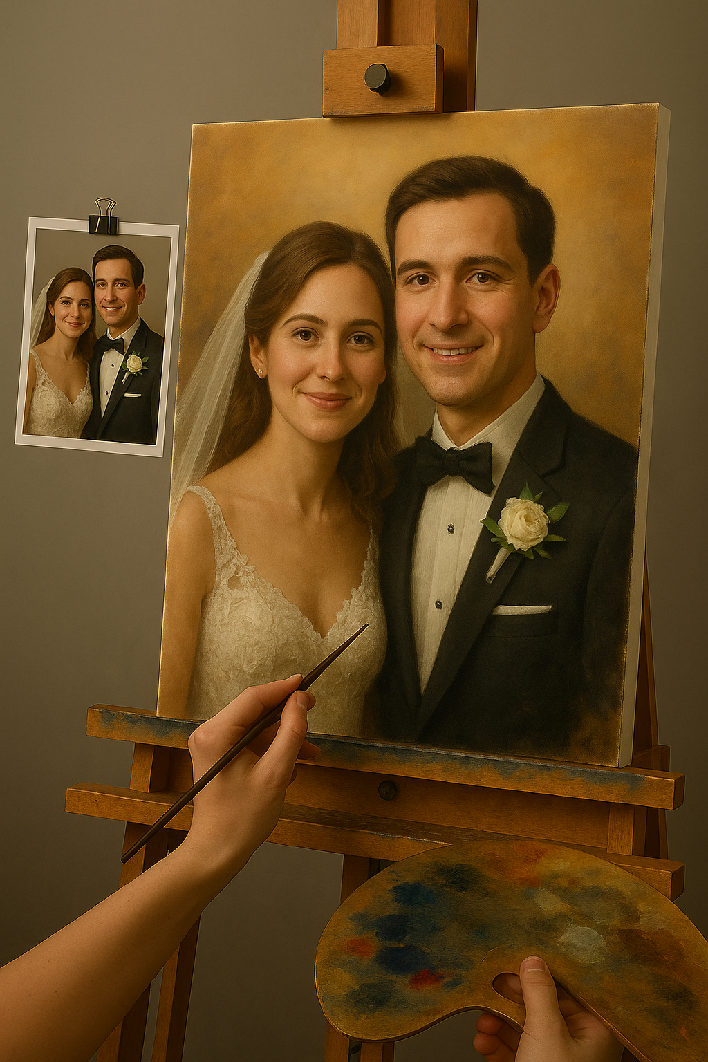 💍 Quadro de Casamento Personalizável