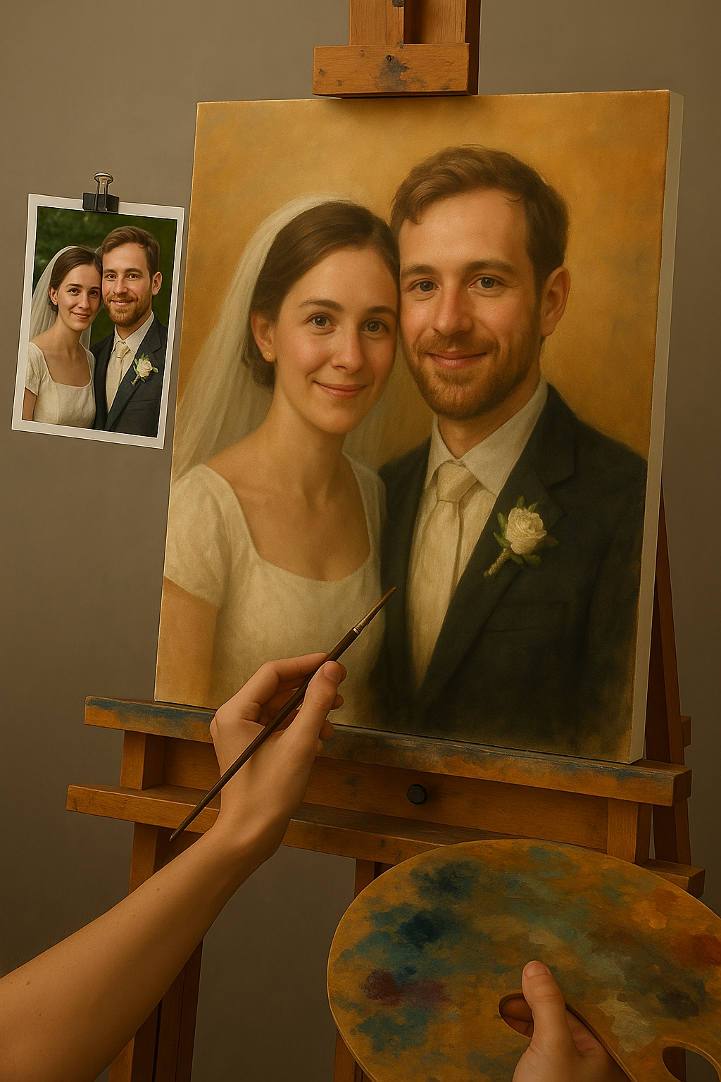 💍 Quadro de Casamento Personalizável