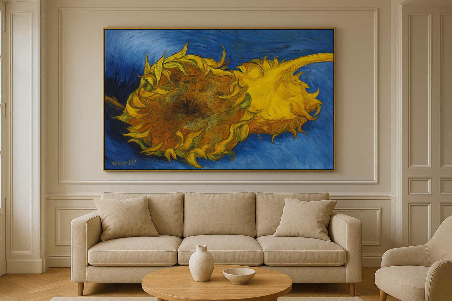 🌻 Dois Girassóis cortados – Vincent van Gogh (1887)