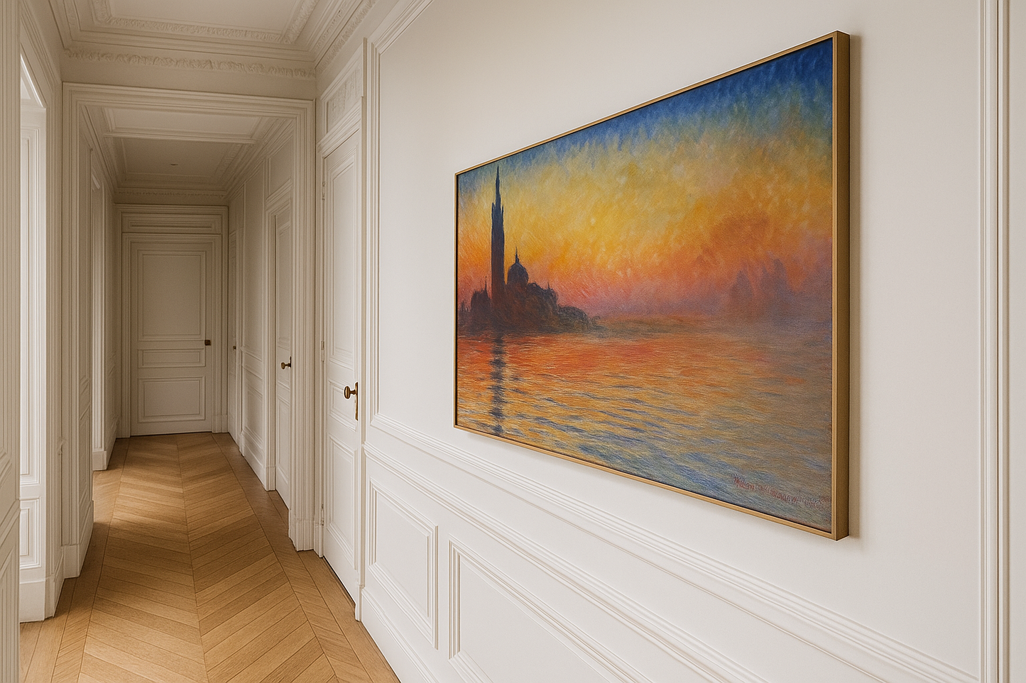 Saint-Georges Majeur ao crepúsculo – Claude Monet, 1908