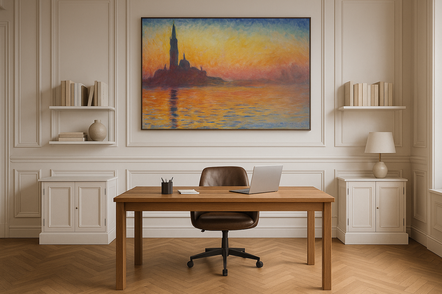 Saint-Georges Majeur ao crepúsculo – Claude Monet, 1908