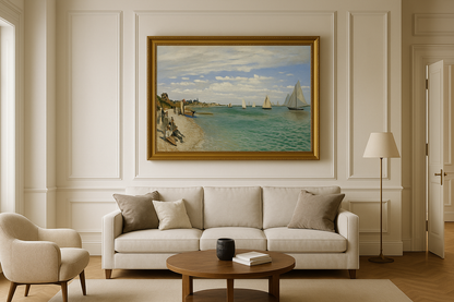 ⛵ Regatas em Sainte-Adresse – Claude Monet (1867)