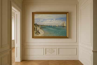 ⛵ Regatas em Sainte-Adresse – Claude Monet (1867)
