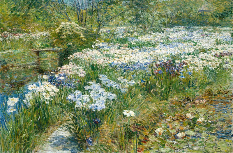 O jardim de água - Childe Hassam