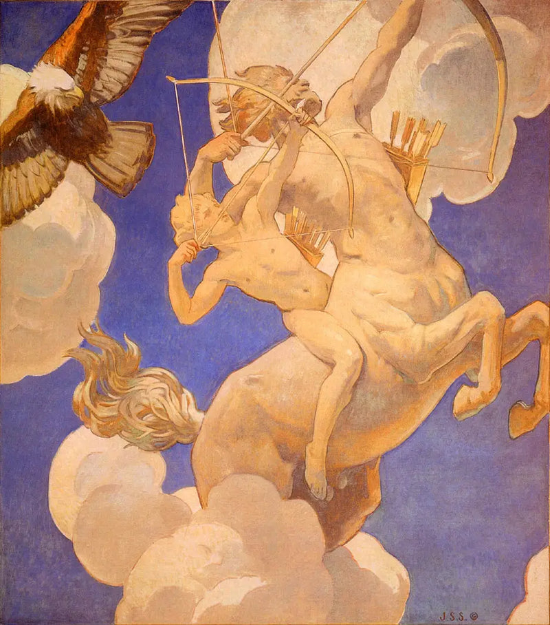 Quíron e Aquiles - John Singer Sargent