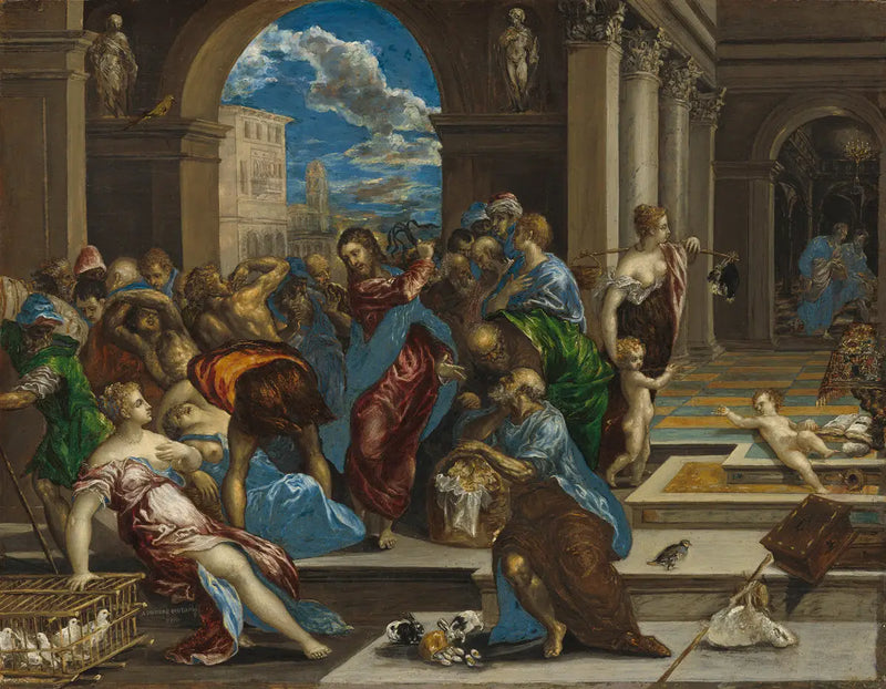 A Expulsão dos Mercadores do Templo - El Greco