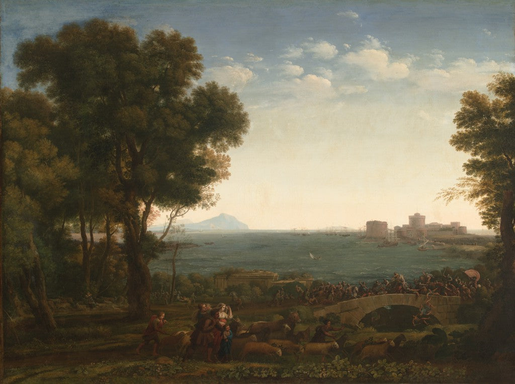 Bataille sur un pont - Claude Lorrain