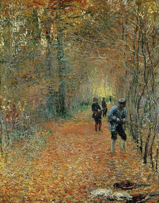 « A Caça » – Claude Monet (1876)