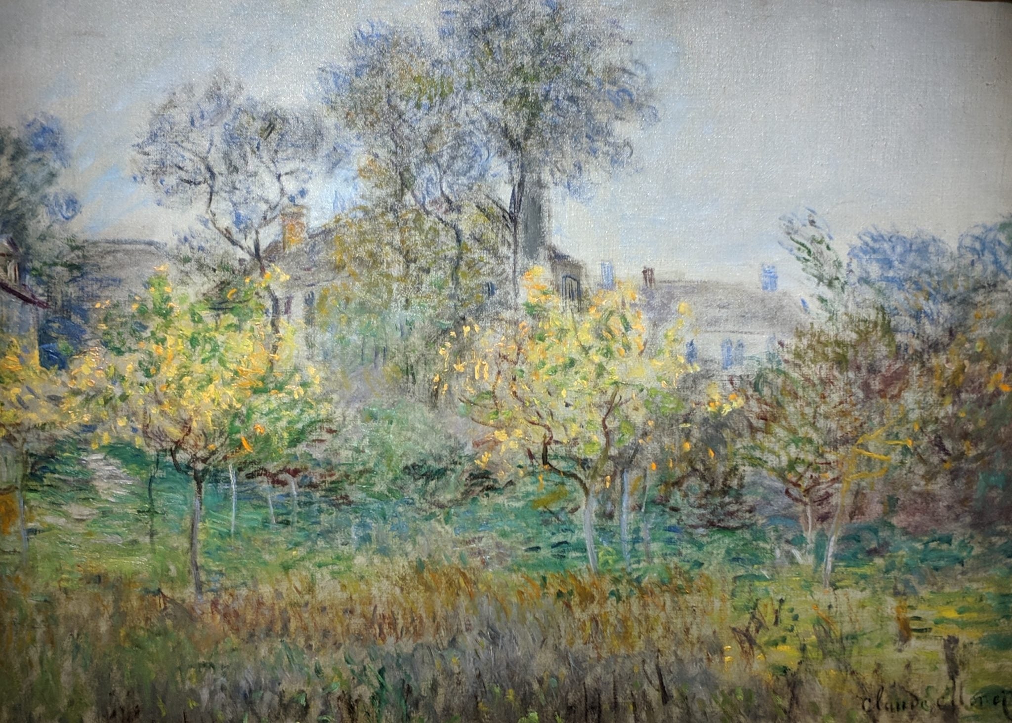 Reproduction du tableau « Le Verger - Claude Monet » par Alpha Reproduction en peinture à l’huile