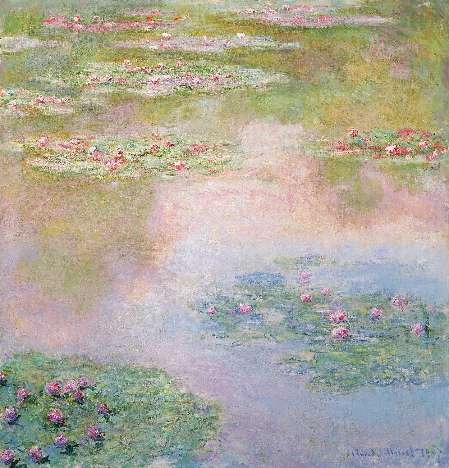 🌸 Ninféias (1907) – Claude Monet (W 1698)