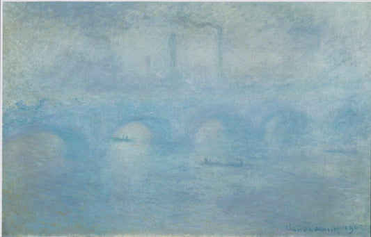 Reproduction du tableau « Le Pont de Waterloo. Effet de brouillard - Claude Monet » par Alpha Reproduction en peinture à l’huile