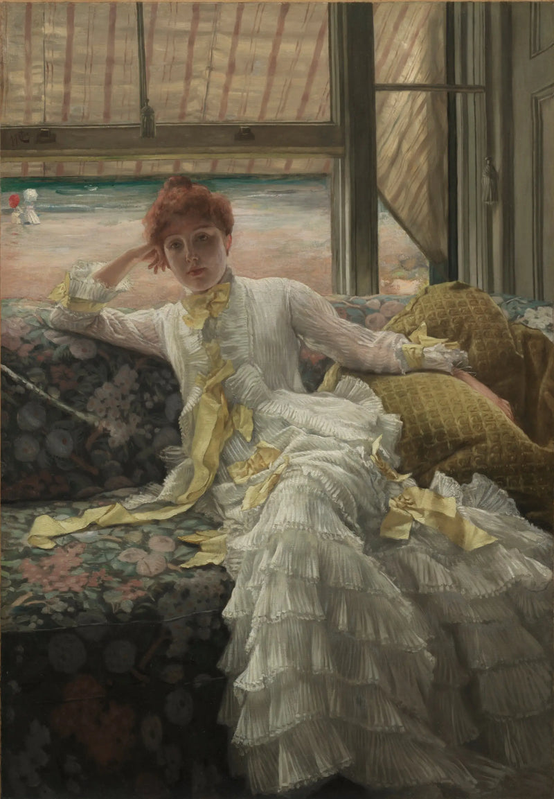 Beira-mar (julho: amostra de um retrato) - James Tissot