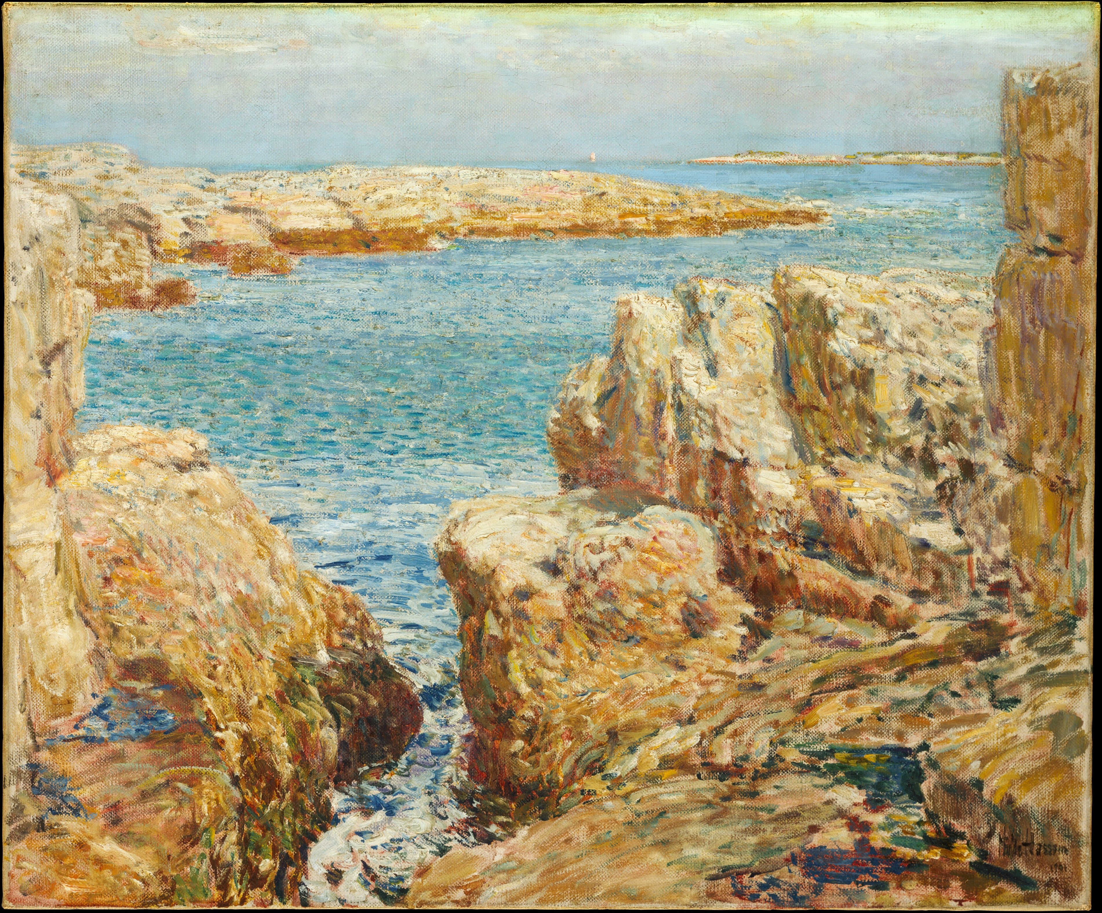 Scène côtière, îles Shoals - Childe Hassam