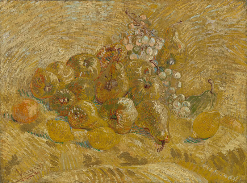 Maracujás, limões, peras e uvas - Vincent van Gogh