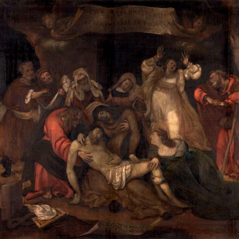 Lamentação sobre o Cristo morto - Lorenzo Lotto