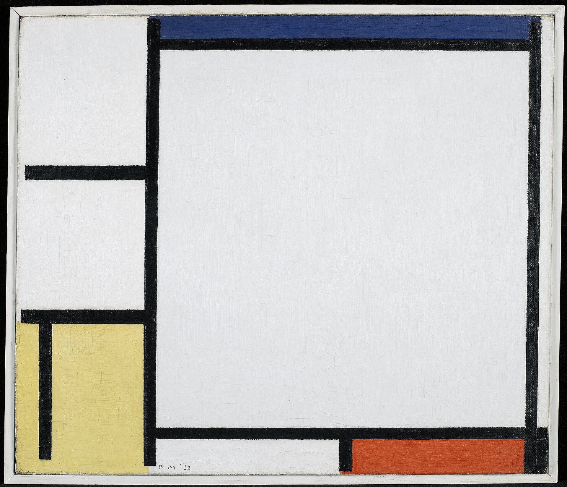 Composição com azul, vermelho, amarelo e preto - Piet Mondrian