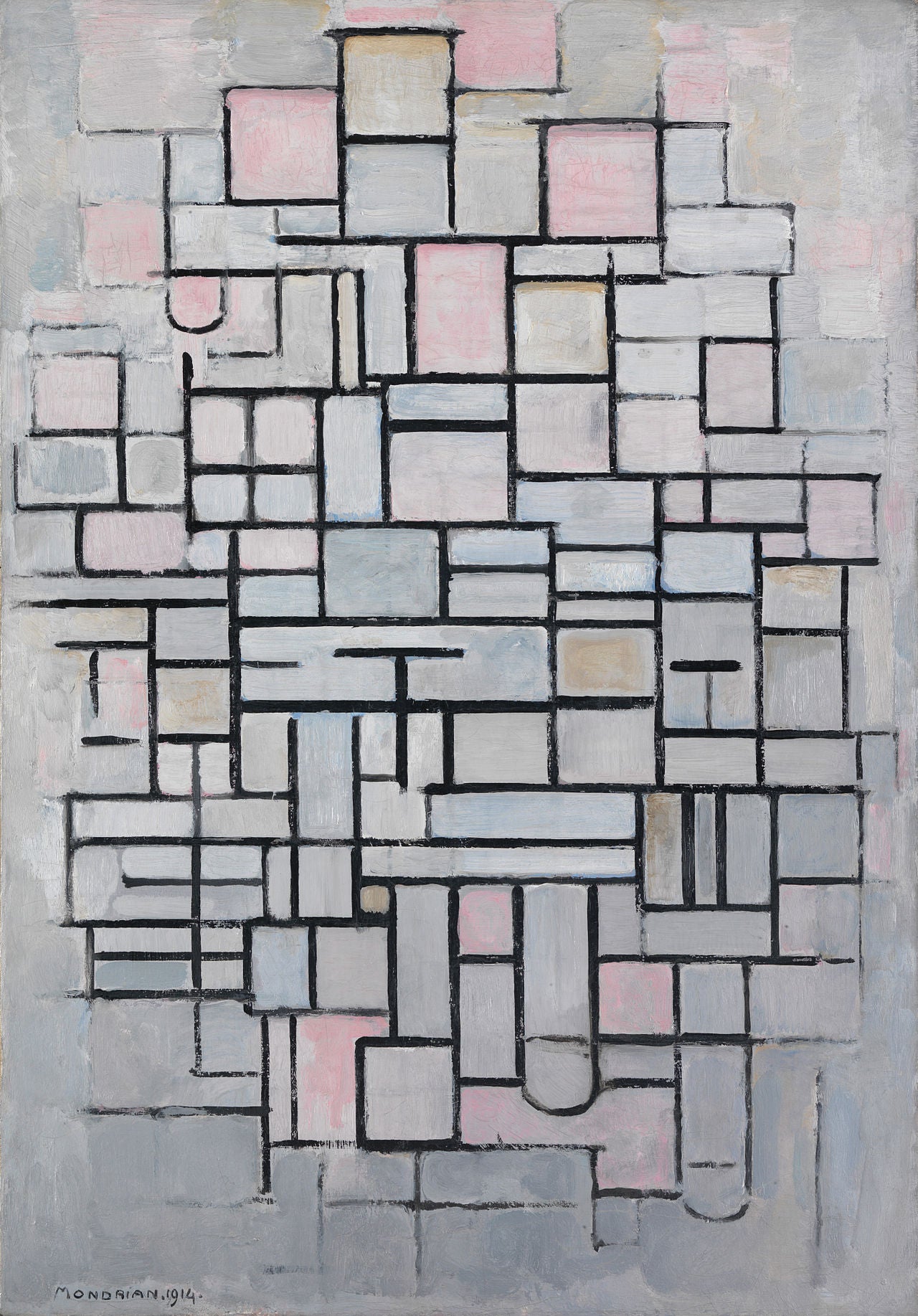 Composição n°IV - Piet Mondrian