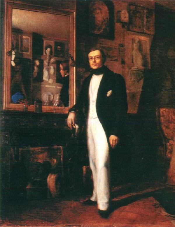 Le Docteur Grunau, Constantin Daniel Rosenthal, 1846, peinture à l’huile